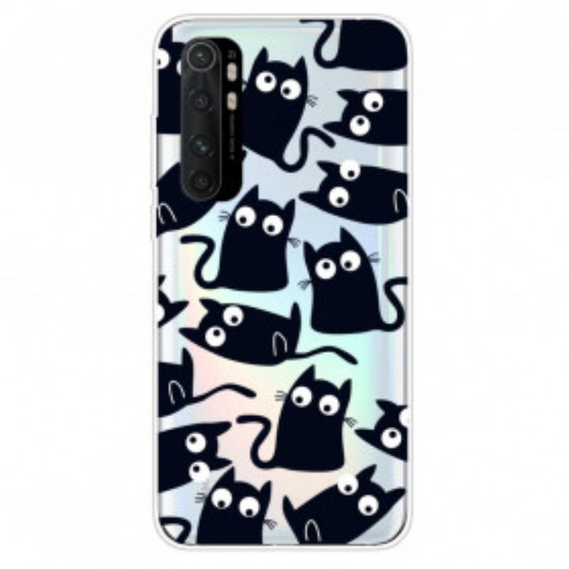 Capa Para Xiaomi Mi Note 10 Lite Gatos Pretos