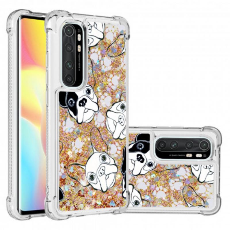 Capa Para Xiaomi Mi Note 10 Lite Mr Dog Lantejoulas