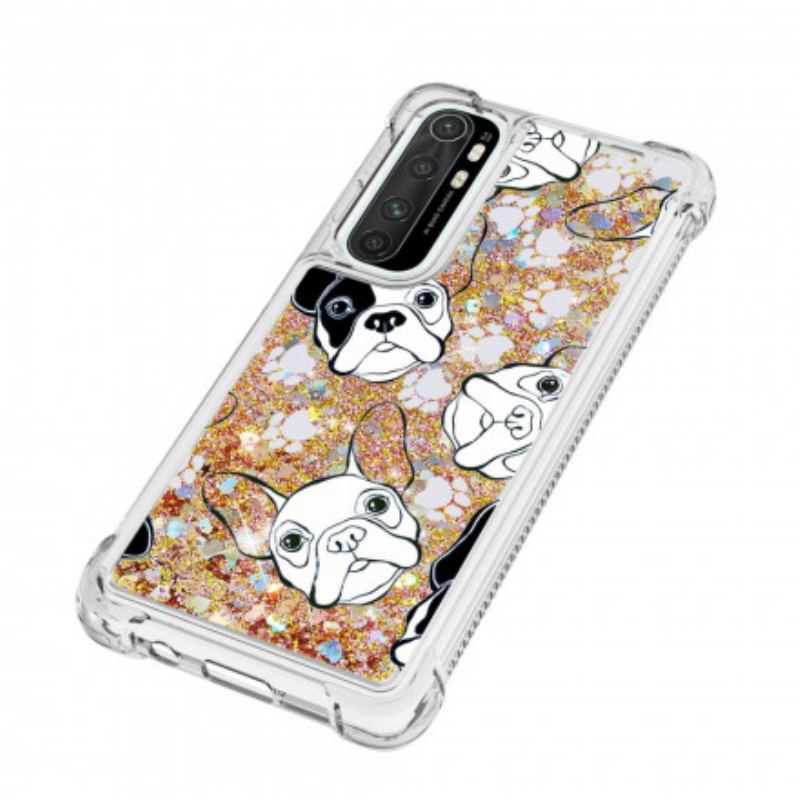 Capa Para Xiaomi Mi Note 10 Lite Mr Dog Lantejoulas