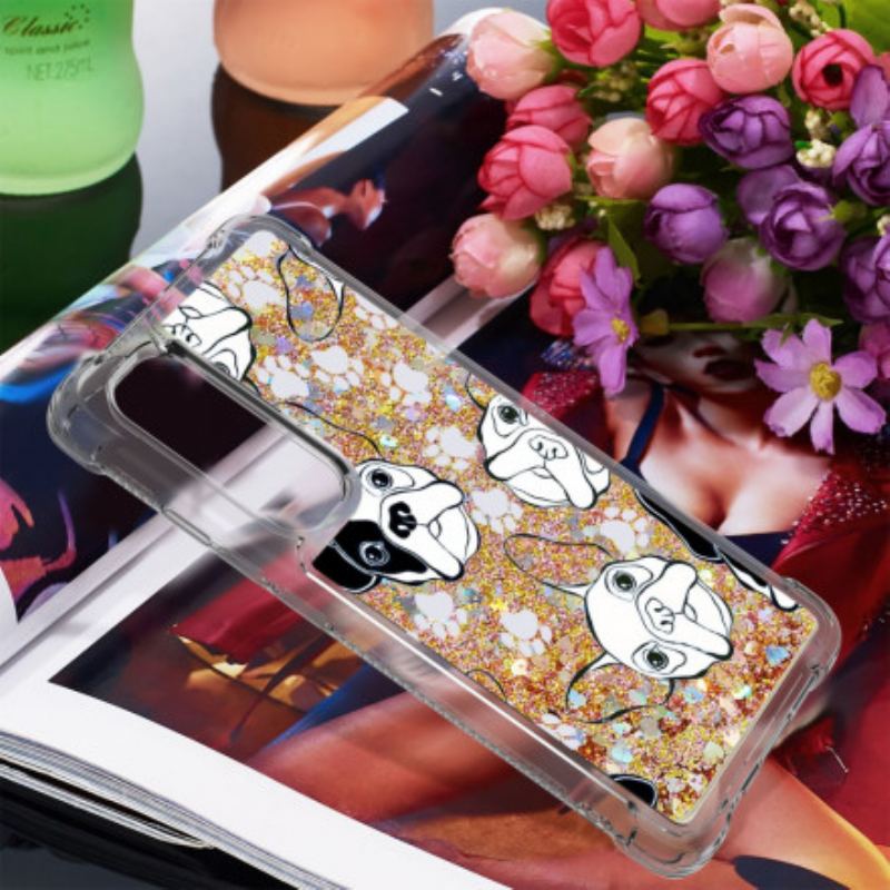 Capa Para Xiaomi Mi Note 10 Lite Mr Dog Lantejoulas