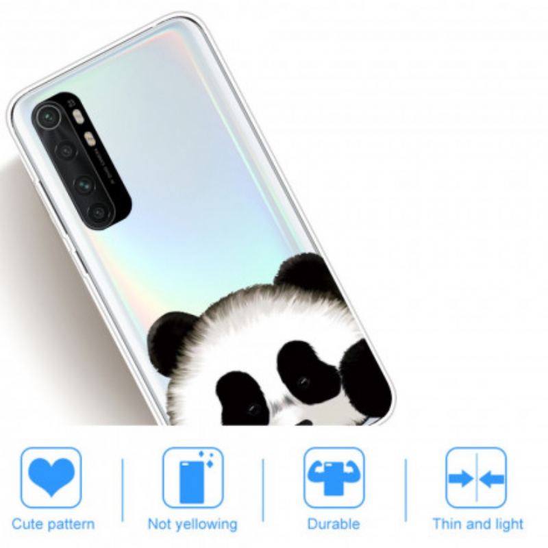 Capa Para Xiaomi Mi Note 10 Lite Panda Sem Costura