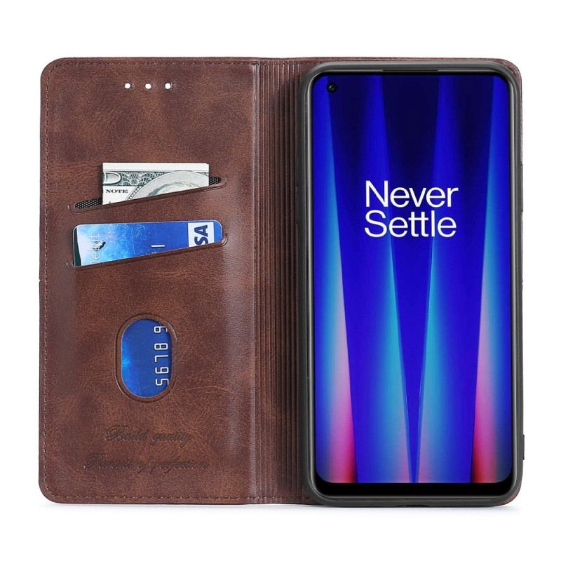 Capa De Celular Para OnePlus Nord 2T 5G Flip Costuras