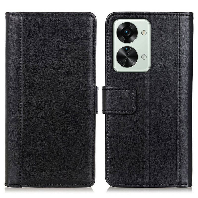 Capa De Couro Para OnePlus Nord 2T 5G Estilo De Couro