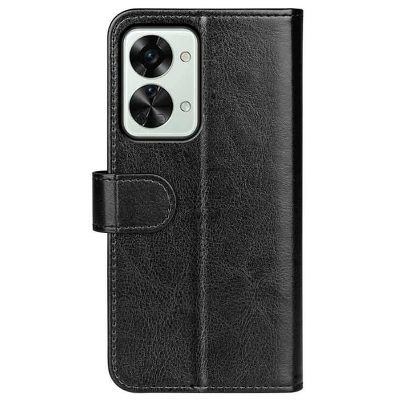 Capa De Couro Para OnePlus Nord 2T 5G Estilo Vintage De Couro