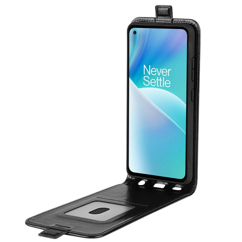 Capa De Couro Para OnePlus Nord 2T 5G Flip Aba Vertical