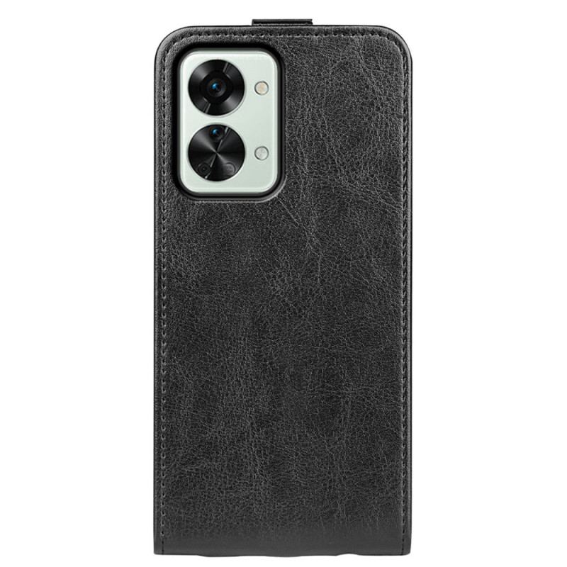 Capa De Couro Para OnePlus Nord 2T 5G Flip Aba Vertical