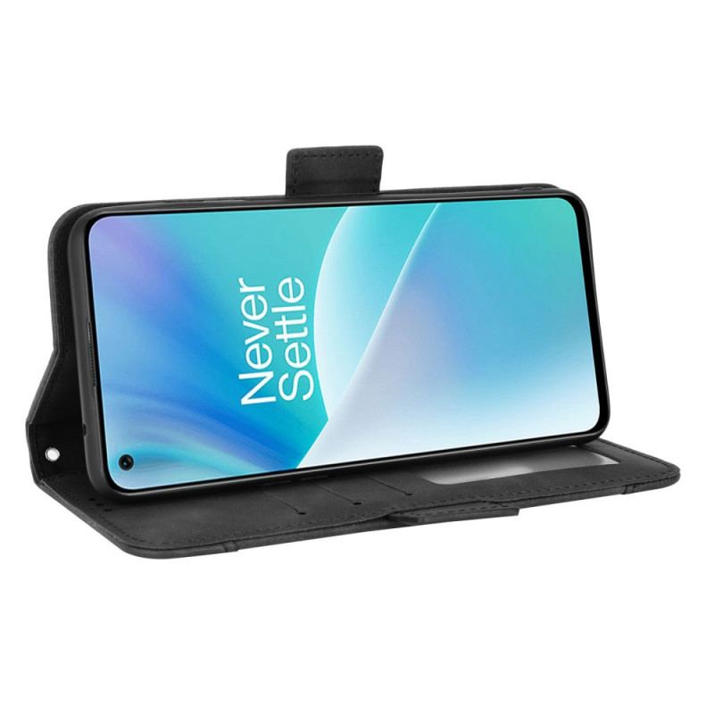 Capa De Couro Para OnePlus Nord 2T 5G Multi-card Premier Class