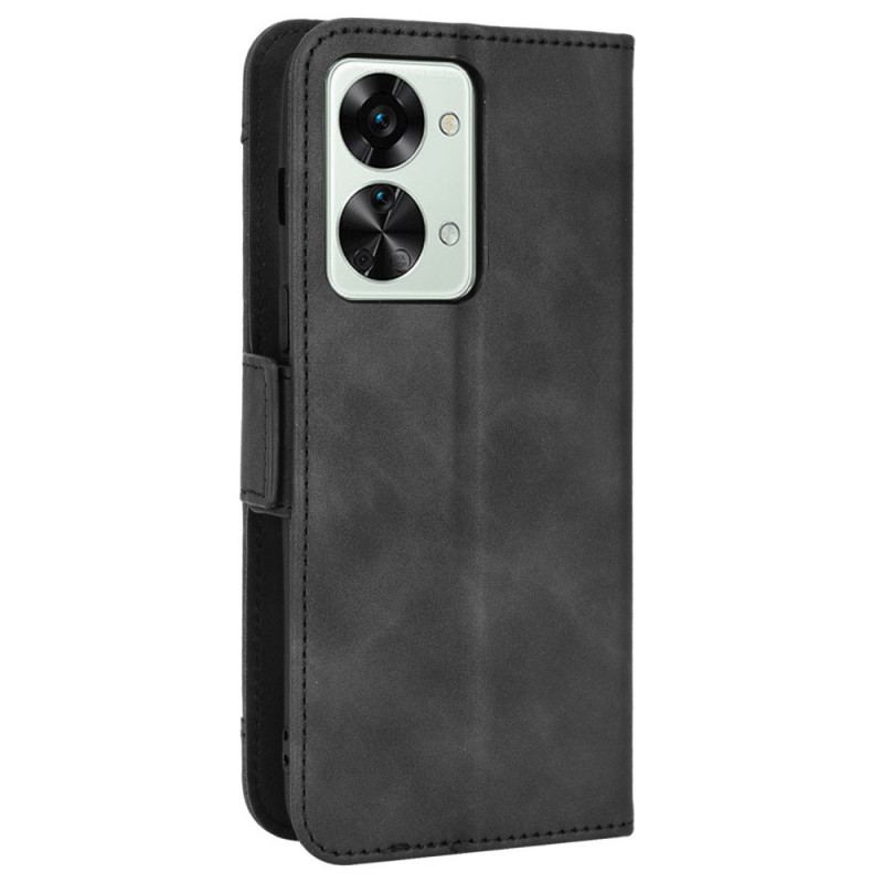 Capa De Couro Para OnePlus Nord 2T 5G Multi-card Premier Class