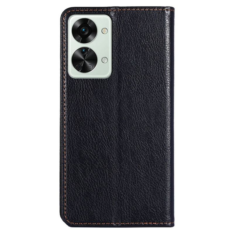 Capa Em Pele Para OnePlus Nord 2T 5G Design Vintage