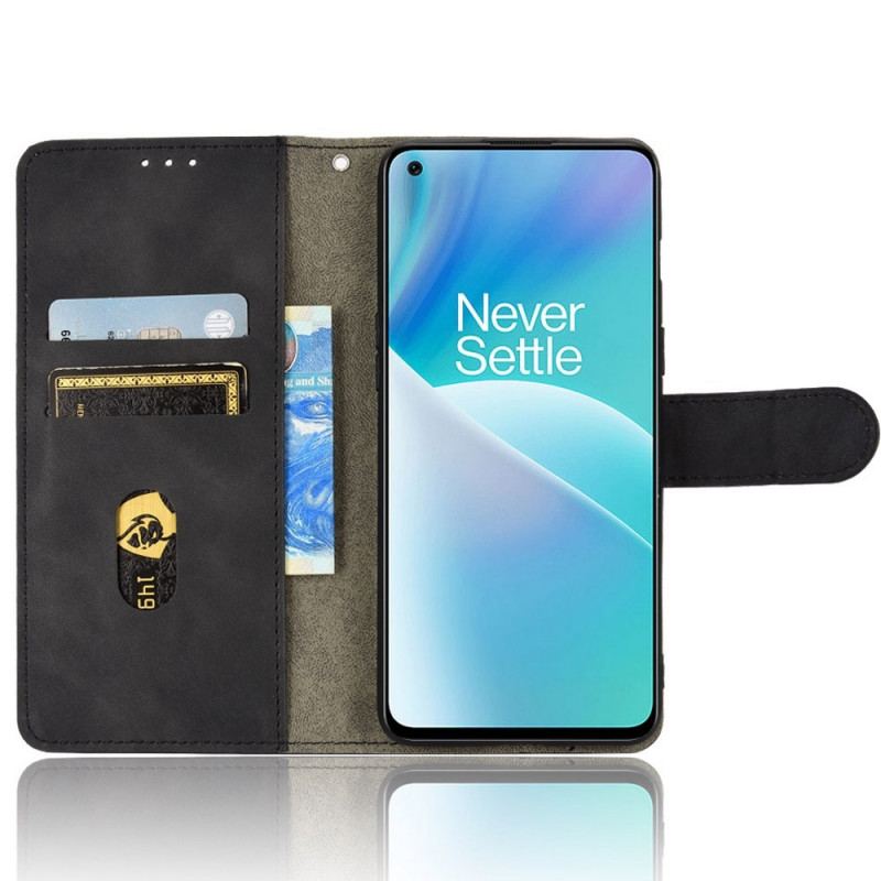 Capa Flip Para OnePlus Nord 2T 5G De Cordão Imitação De Couro Com Alça