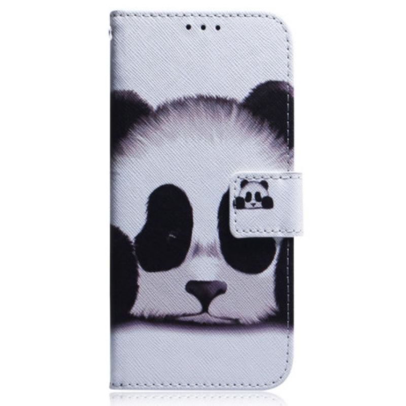 Capa Flip Para OnePlus Nord 2T 5G De Cordão Strappy Panda