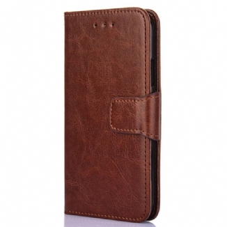 Capa Flip Para OnePlus Nord 2T 5G Couro Falso Vintage