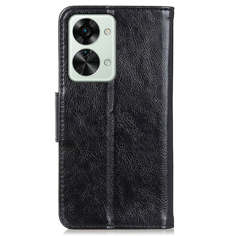 Capa Flip Para OnePlus Nord 2T 5G Couro Napa