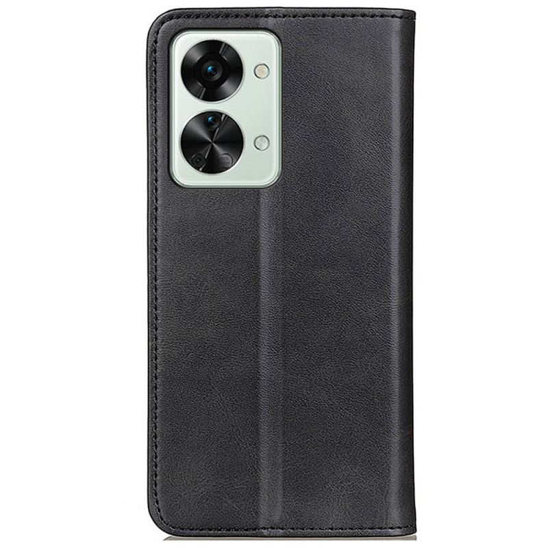 Capa Flip Para OnePlus Nord 2T 5G Couro Rachado