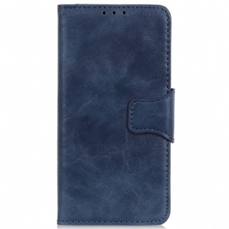 Capa Flip Para OnePlus Nord 2T 5G Couro Rachado Vintage