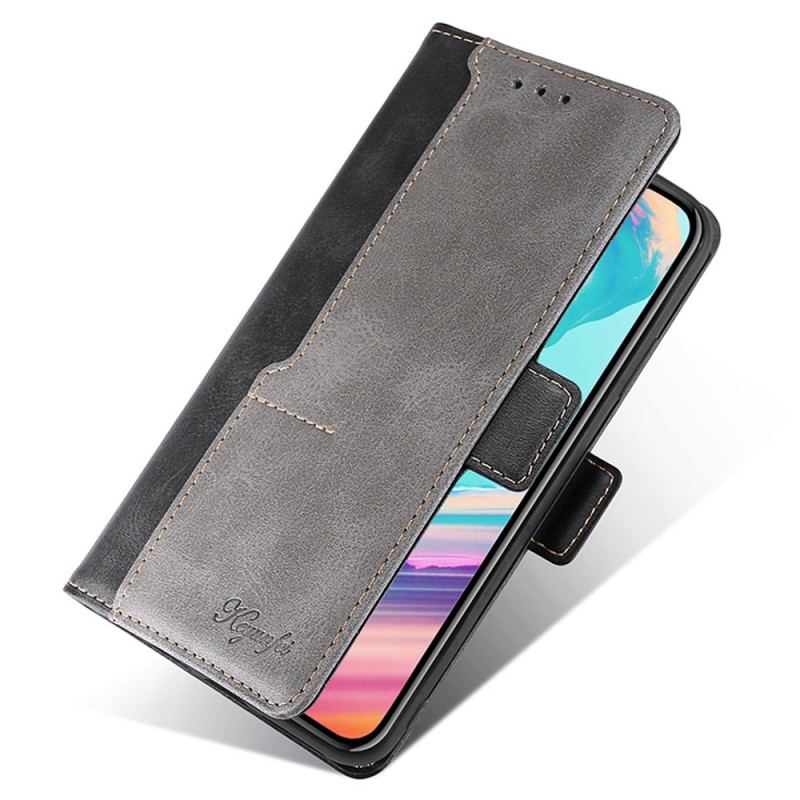 Capa Flip Para OnePlus Nord 2T 5G Dois Tons