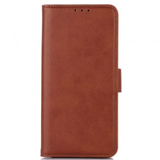 Capa Flip Para OnePlus Nord 2T 5G Estilo Clássico De Couro