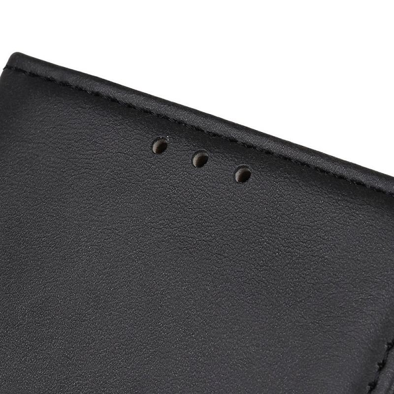 Capa Folio Para OnePlus Nord 2T 5G Couro Sintético Fosco