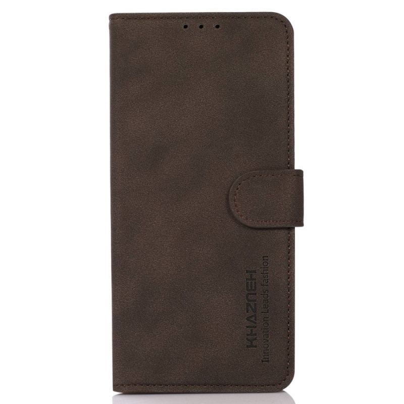 Capa Folio Para OnePlus Nord 2T 5G Couro Sintético Vintage Khazneh