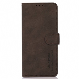 Capa Folio Para OnePlus Nord 2T 5G Couro Sintético Vintage Khazneh