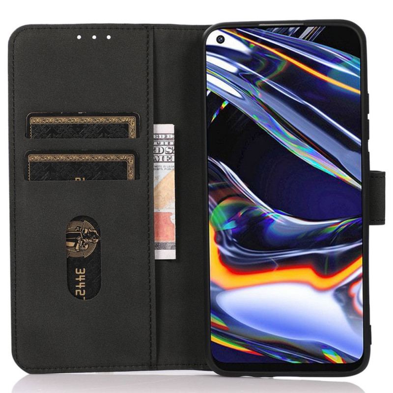 Capa Folio Para OnePlus Nord 2T 5G Couro Sintético Vintage Khazneh