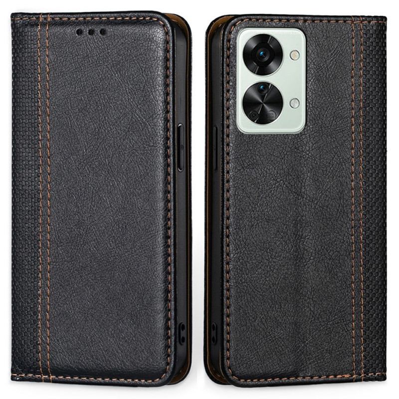 Capa Folio Para OnePlus Nord 2T 5G Estilo Vintage