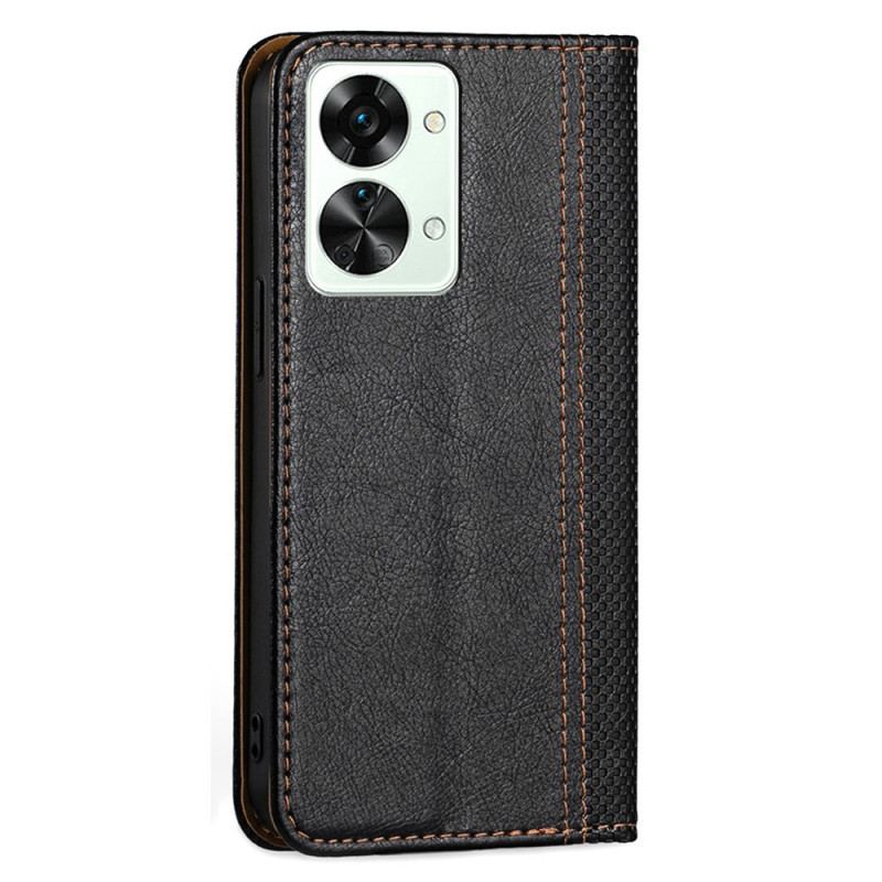 Capa Folio Para OnePlus Nord 2T 5G Estilo Vintage