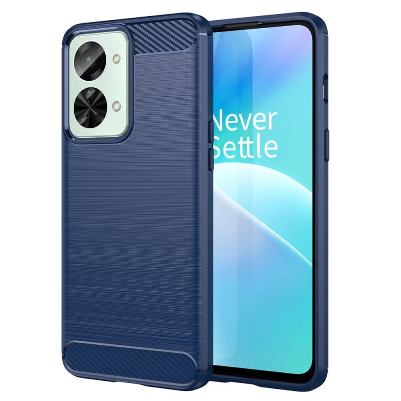 Capa Para OnePlus Nord 2T 5G Baixo Carbono Escovado