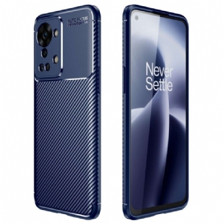 Capa Para OnePlus Nord 2T 5G Fibra De Carbono Flexível