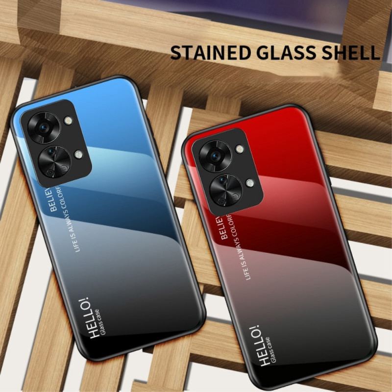 Capa Para OnePlus Nord 2T 5G Olá Vidro Temperado