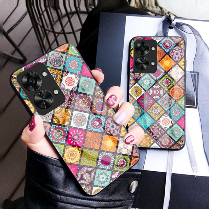 Capa Para OnePlus Nord 2T 5G Suporte Magnético Patchwork