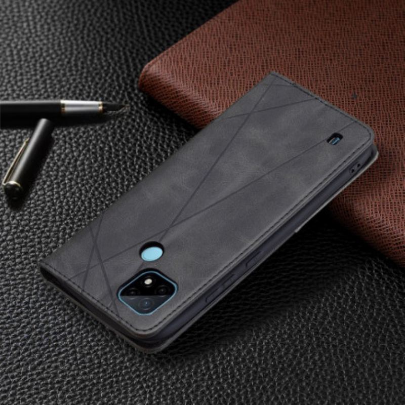 Capa De Celular Para Realme C21 Flip Estilo Do Artista