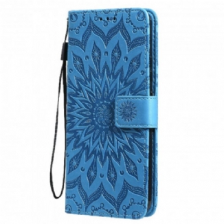 Capa Flip Para Realme C21 Flor Do Sol