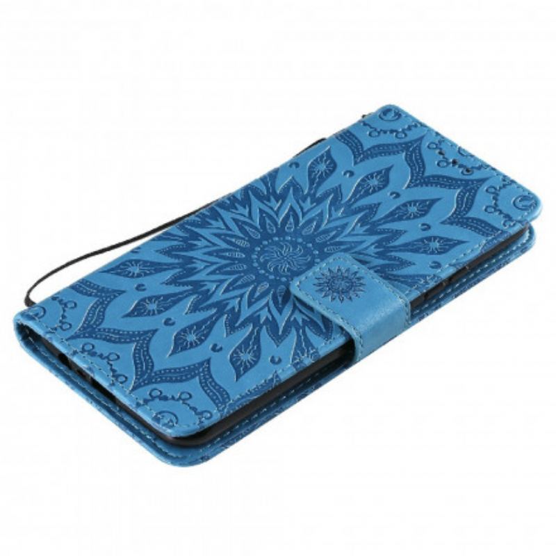 Capa Flip Para Realme C21 Flor Do Sol