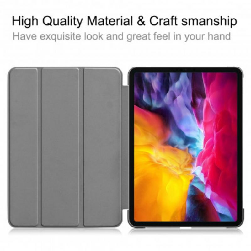 Capa De Celular Para iPad Pro 11" (2021) Dobra Tripla Clássica