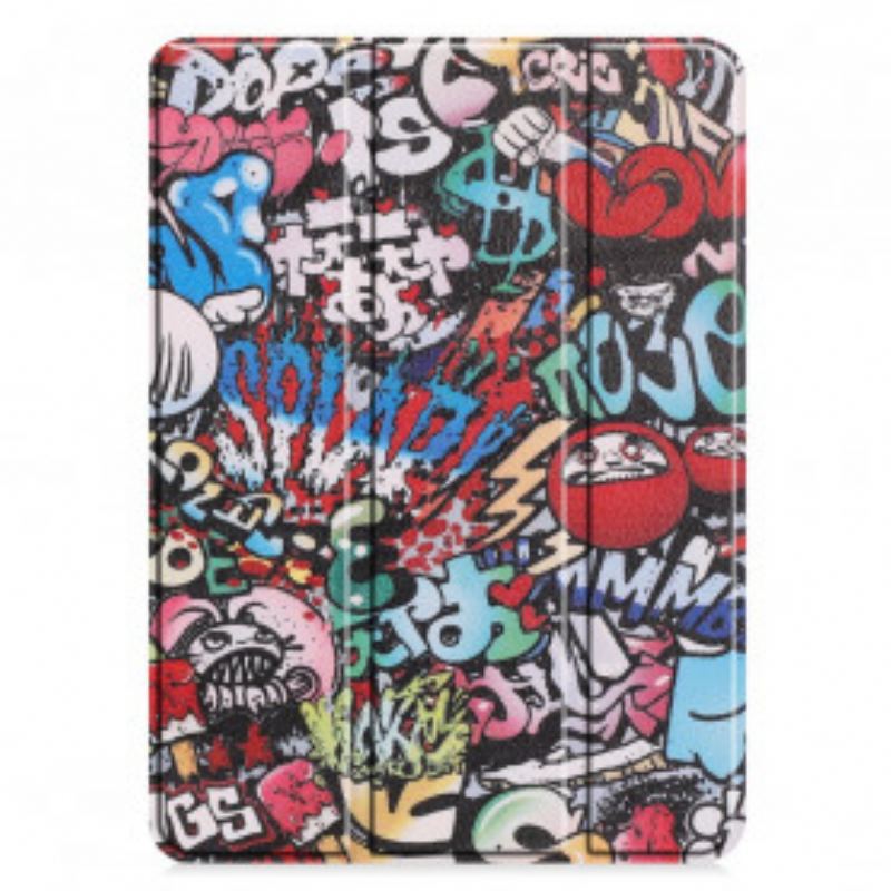 Capa De Celular Para iPad Pro 11" (2021) Porta Caneta Graffiti