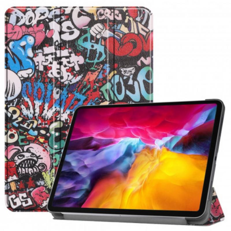 Capa De Celular Para iPad Pro 11" (2021) Porta Caneta Graffiti