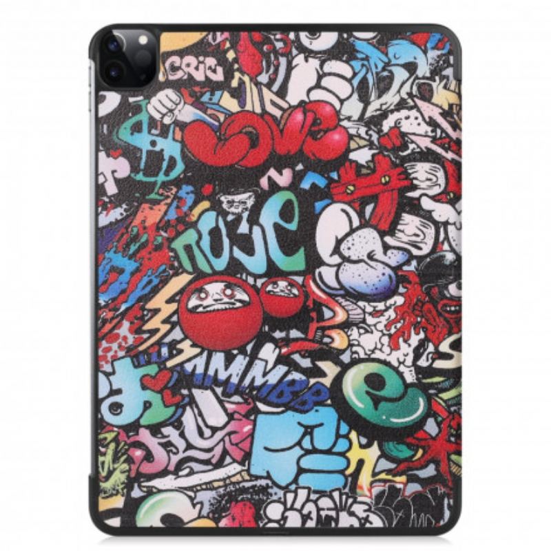 Capa De Celular Para iPad Pro 11" (2021) Porta Caneta Graffiti