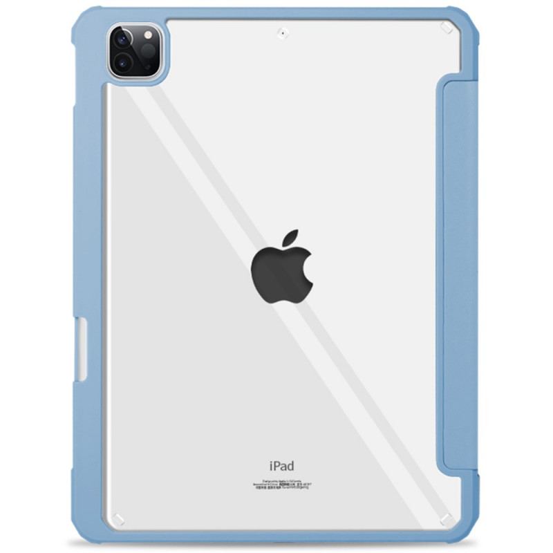 Capa De Celular Para iPad Pro 11" (2021) Porta Caneta Híbrida Translúcida