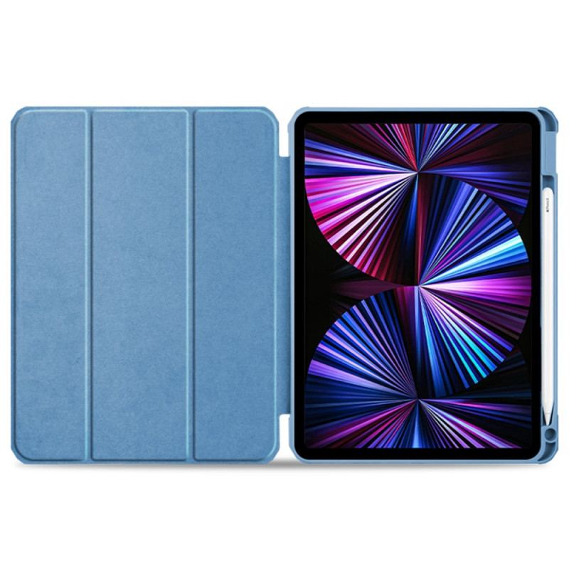 Capa De Celular Para iPad Pro 11" (2021) Porta Caneta Híbrida Translúcida