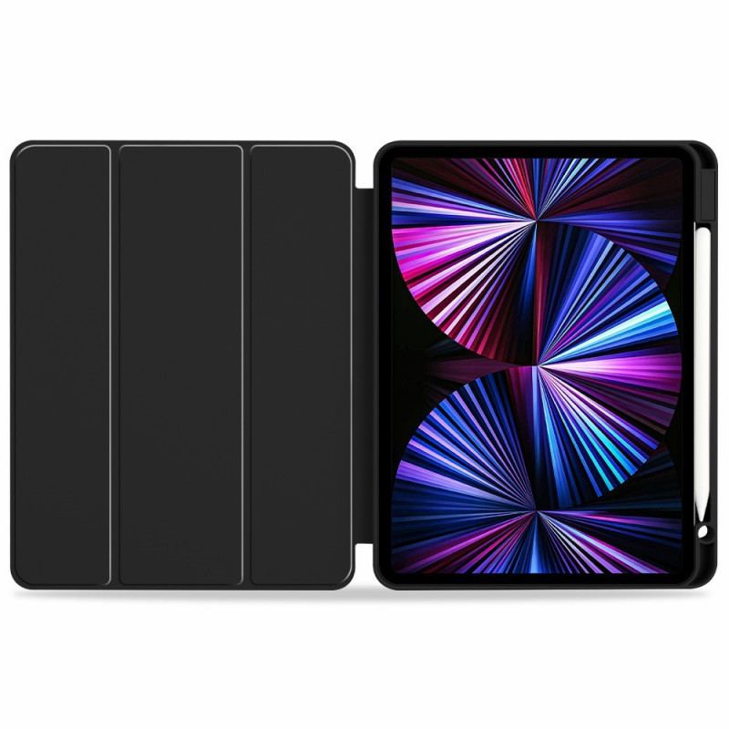 Capa De Celular Para iPad Pro 11" (2021) Suporte Para Caneta Com Três Dobras