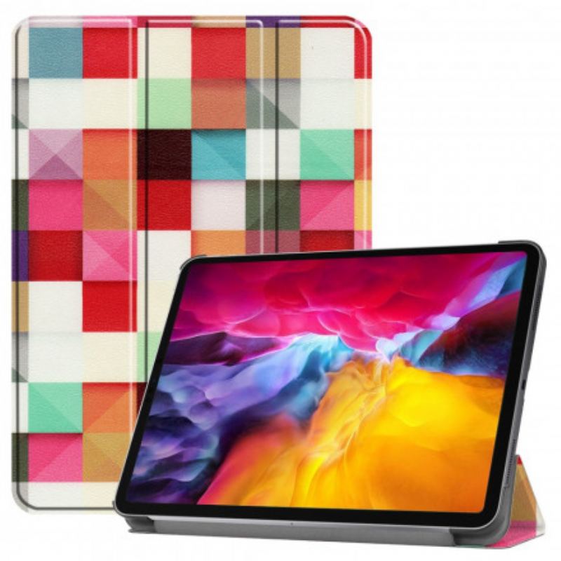 Capa De Celular Para iPad Pro 11" (2021) Suporte Para Estilete Arlequim