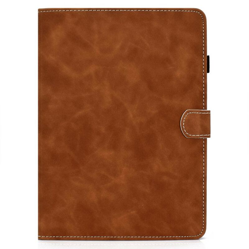 Capa De Couro Para iPad Pro 11" (2021) Couro Falso Vintage