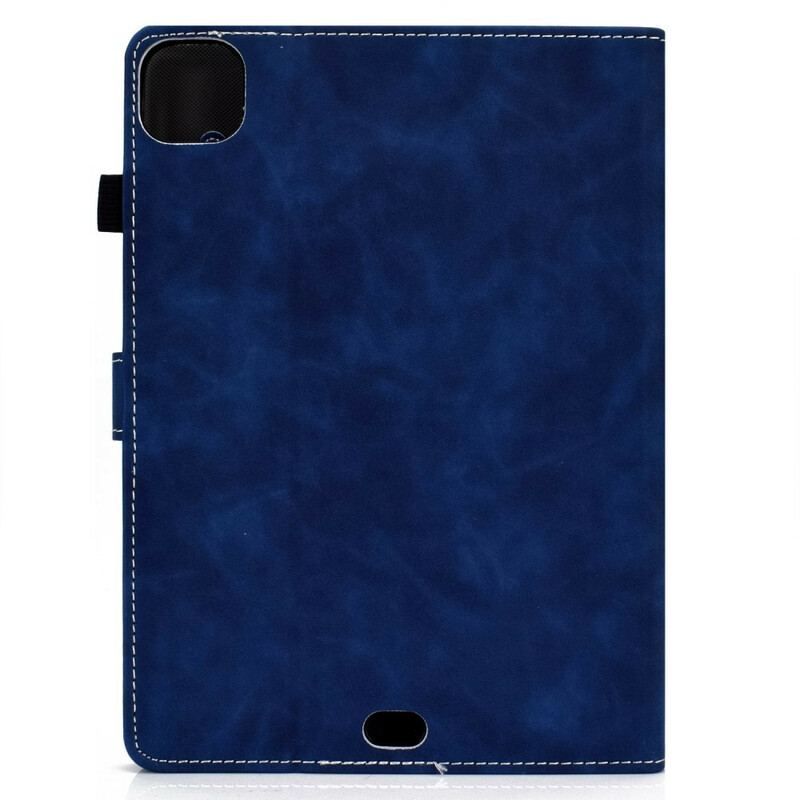 Capa De Couro Para iPad Pro 11" (2021) Couro Falso Vintage