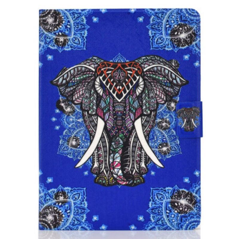 Capa Flip Para iPad Pro 11" (2021) Mandala Elefante