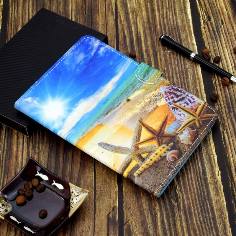 Capa Flip Para iPad Pro 11" (2021) Praia Dos Sonhos