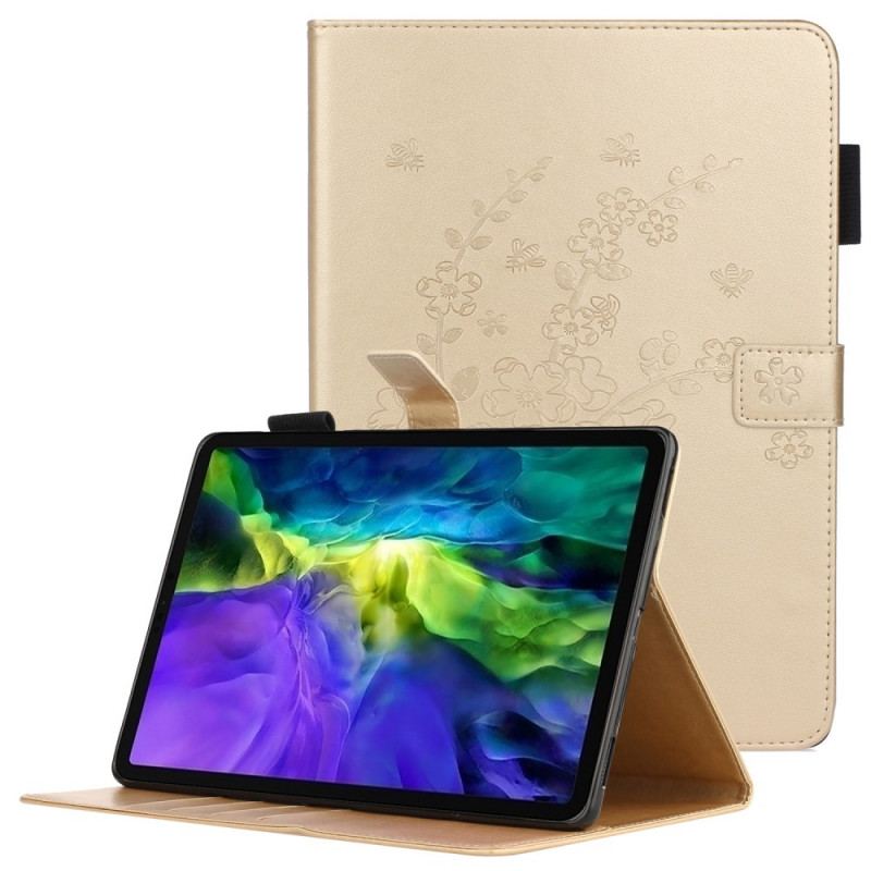 Capa Folio Para iPad Pro 11" (2021) Flores