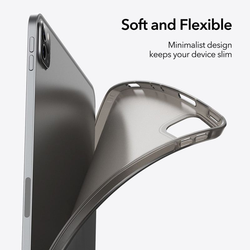 Capa Para iPad Pro 11" (2021) Flexível Transparente Matizado