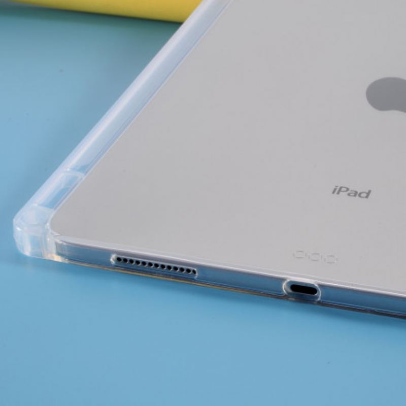 Capa Para iPad Pro 11" (2021) Porta Caneta De Silicone Transparente