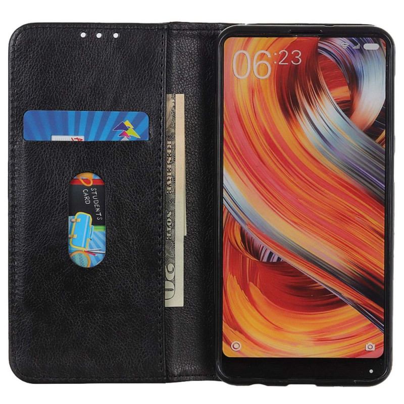 Capa De Celular Para OnePlus Nord CE 2 Lite 5G Flip Clássico Couro Rachado